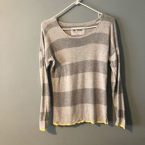 Grey striped sweater - NWOT